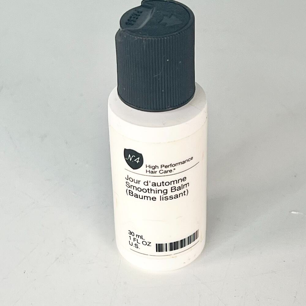N4 High Performance Hair Care Smoothing Balm Flexible Hold Travel 1 oz 30ml New
